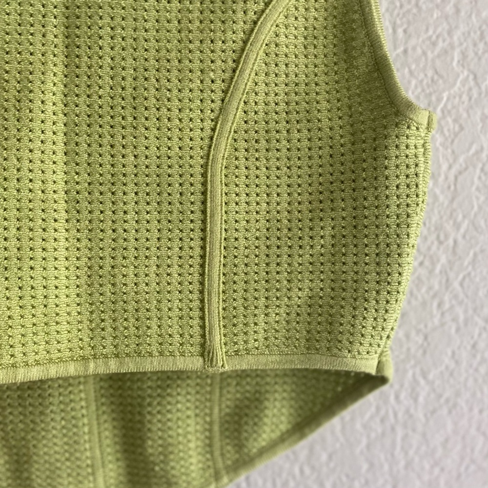 HOUSE OF HARLOW 1960 Green Knit Crop Top - Size S - Picture 4 of 10